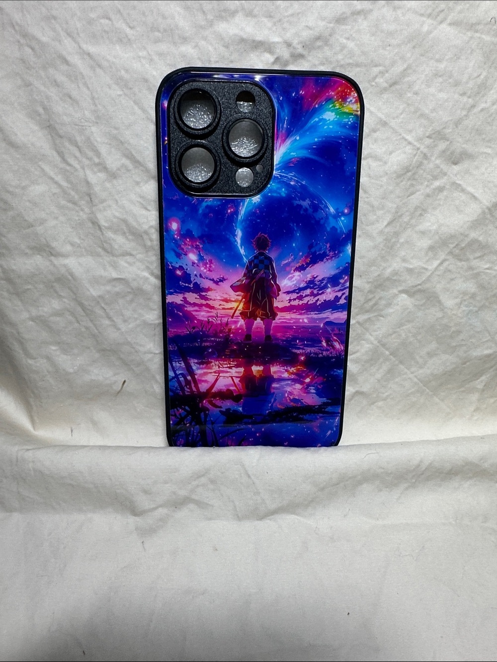 Blue Galaxy Anime Art Phone Case -  for iPhone 15 ProMax NWT